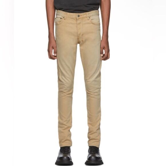 Ksubi Men’s Tan Chitch Button Fly Beige Tan Sandstorm Tapered Jeans Size 29 - Picture 3 of 13